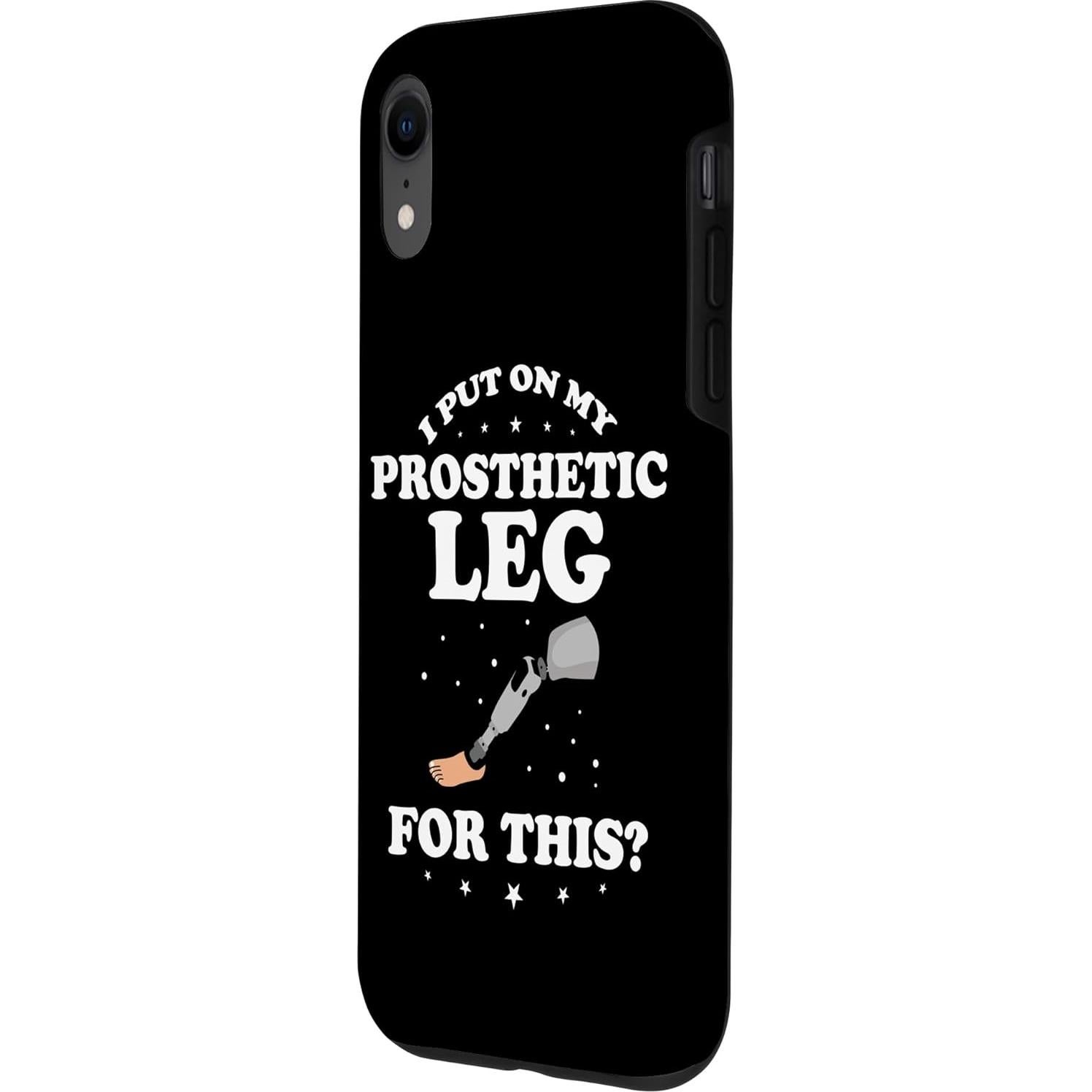 Funda protectora para iPhone XR - Diseño de extremidad falsa