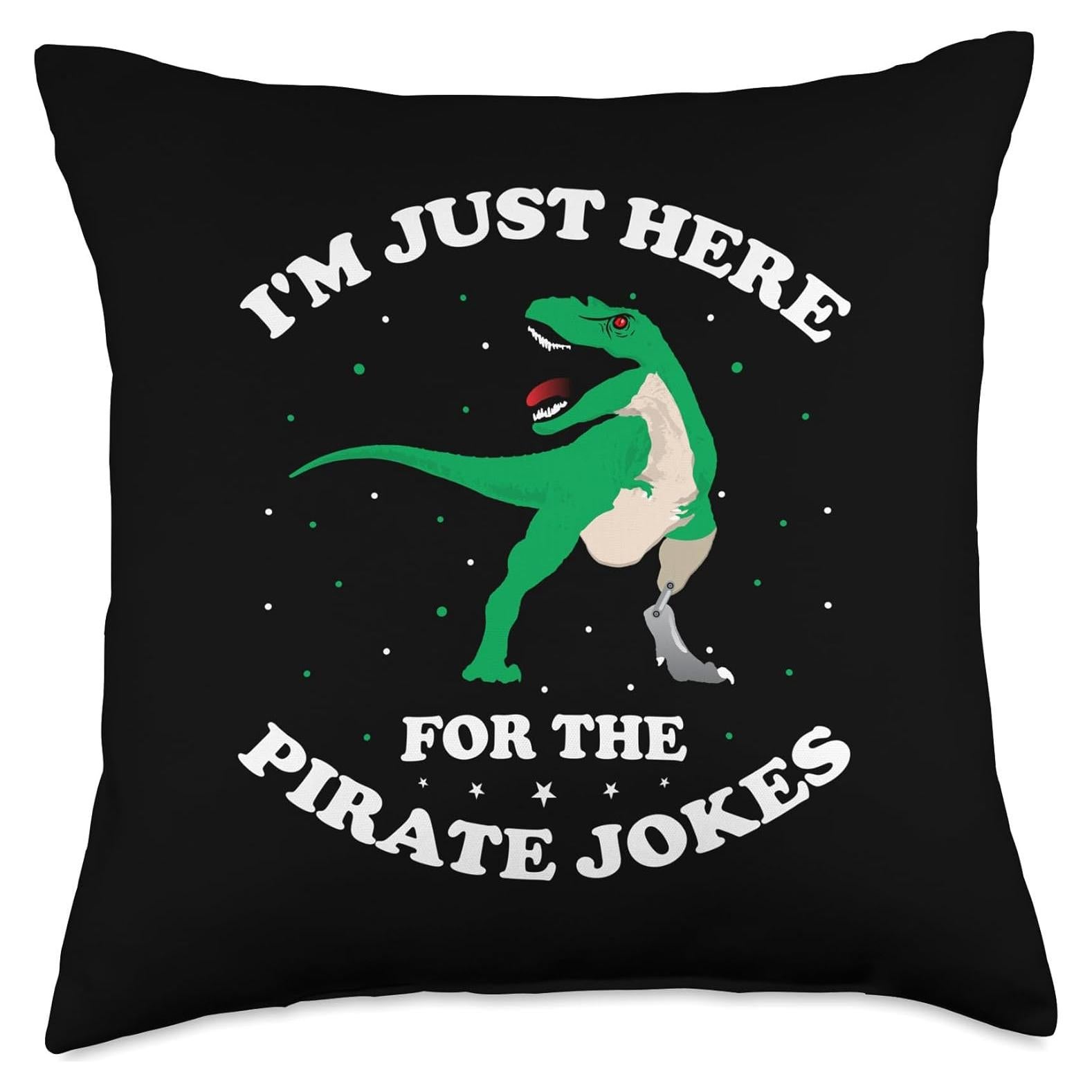 Cojín Temático Pirata 45x45 cm - Diseño de Pierna Biónica