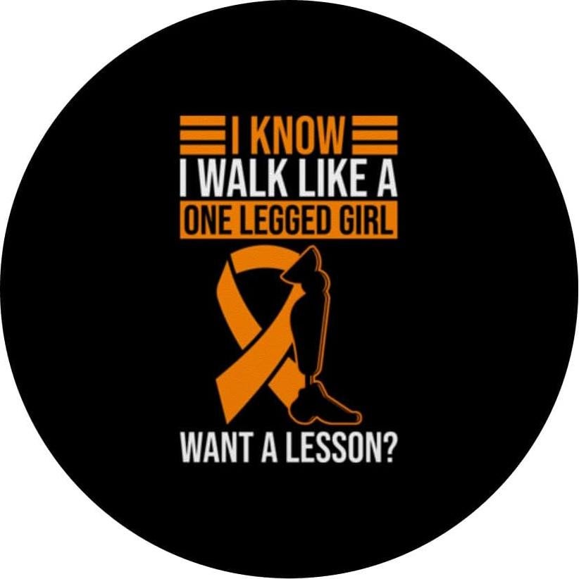 PopSockets PopGrip Estándar Prótese de Pierna Negra 136g