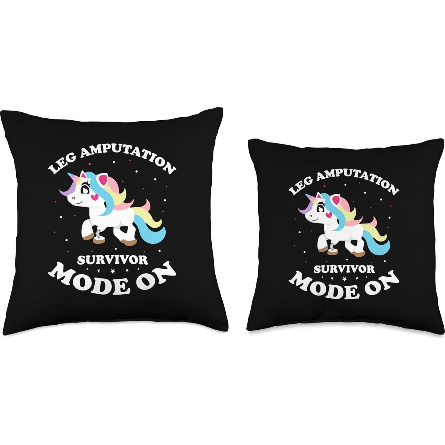 Cojín Temático de Pierna Artificial 40x40 cm - Diseño Biónico