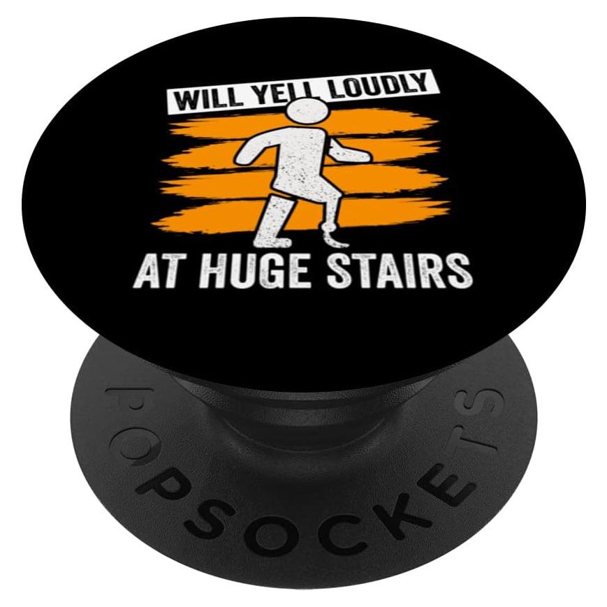 PopGrip Intercambiable PopSockets para Prótesis de Pierna