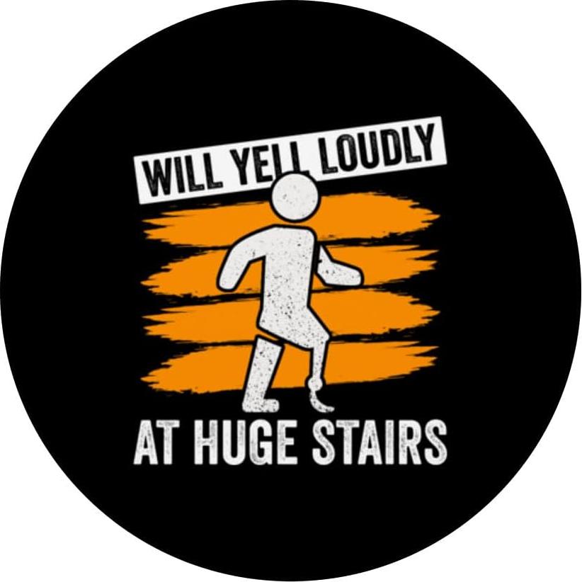 PopGrip Intercambiable PopSockets para Prótesis de Pierna