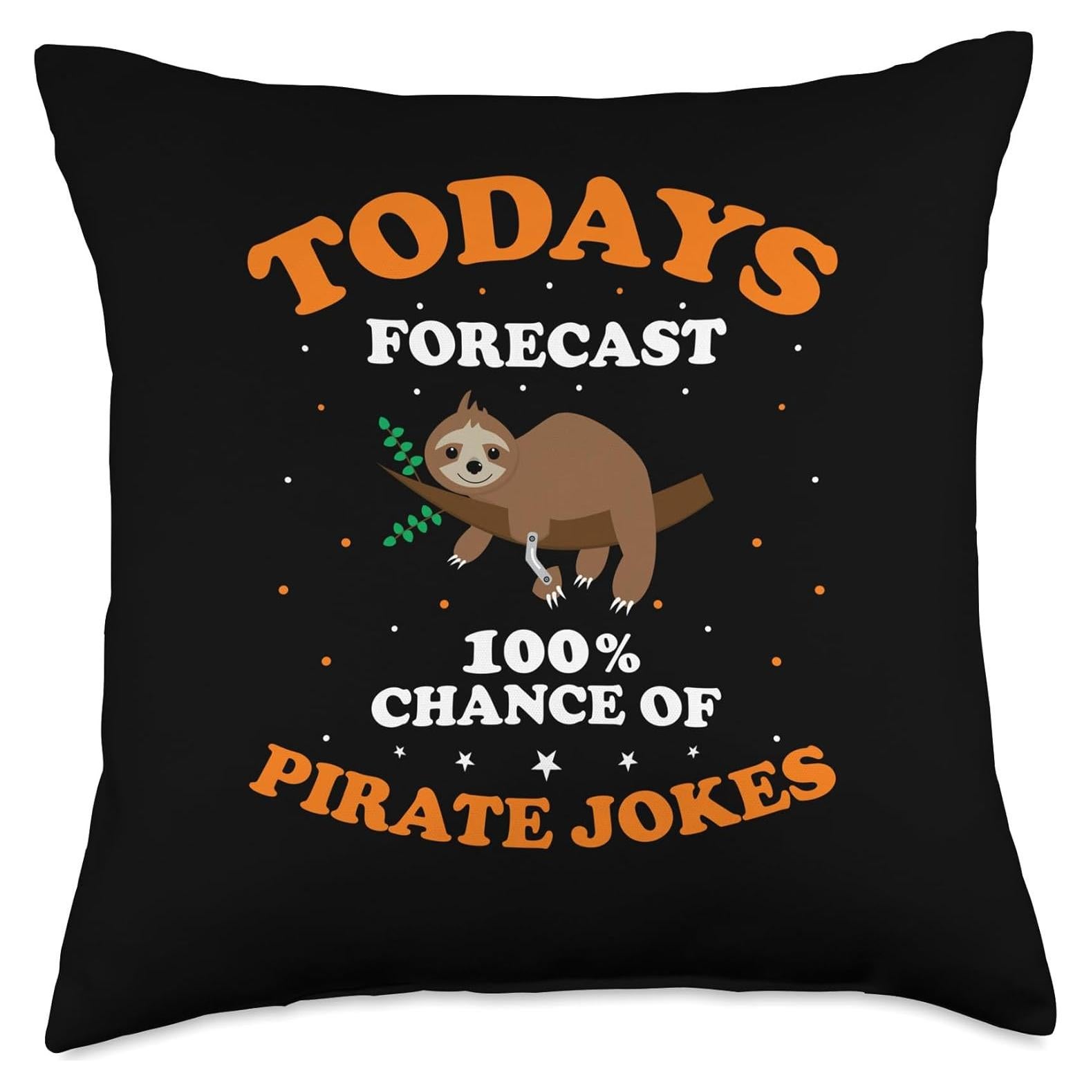 Cojín Temático Pirata 45x45 cm - Diseño de Pierna Artificial