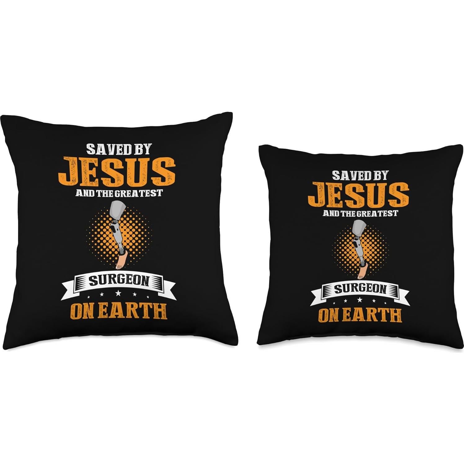 Cojín Temático para Pierna Artificial 40x40 cm Diseño Biónico