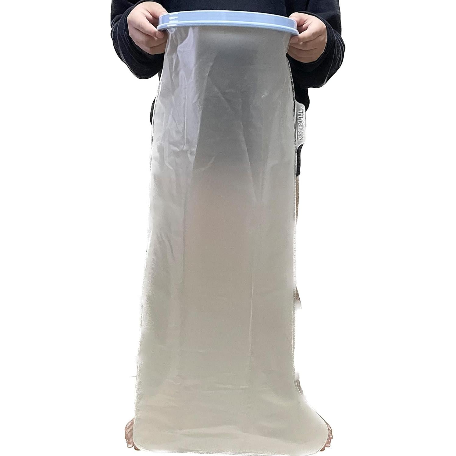 Cubierta de Yeso Impermeable para Pierna Completa Adulto Meydoja