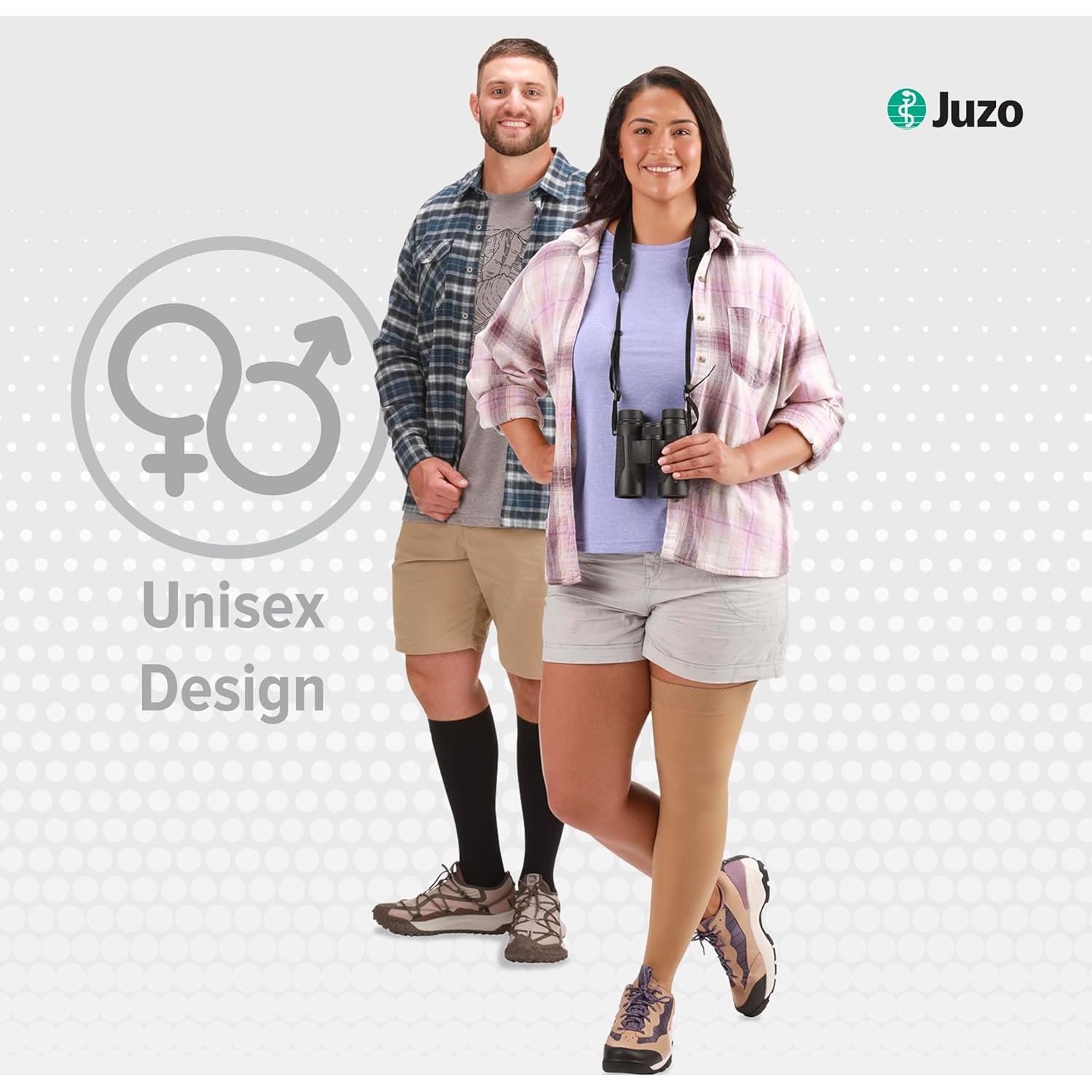 Calcetín de Compresión Juzo Dynamic Varin 20-30mmHg Negro