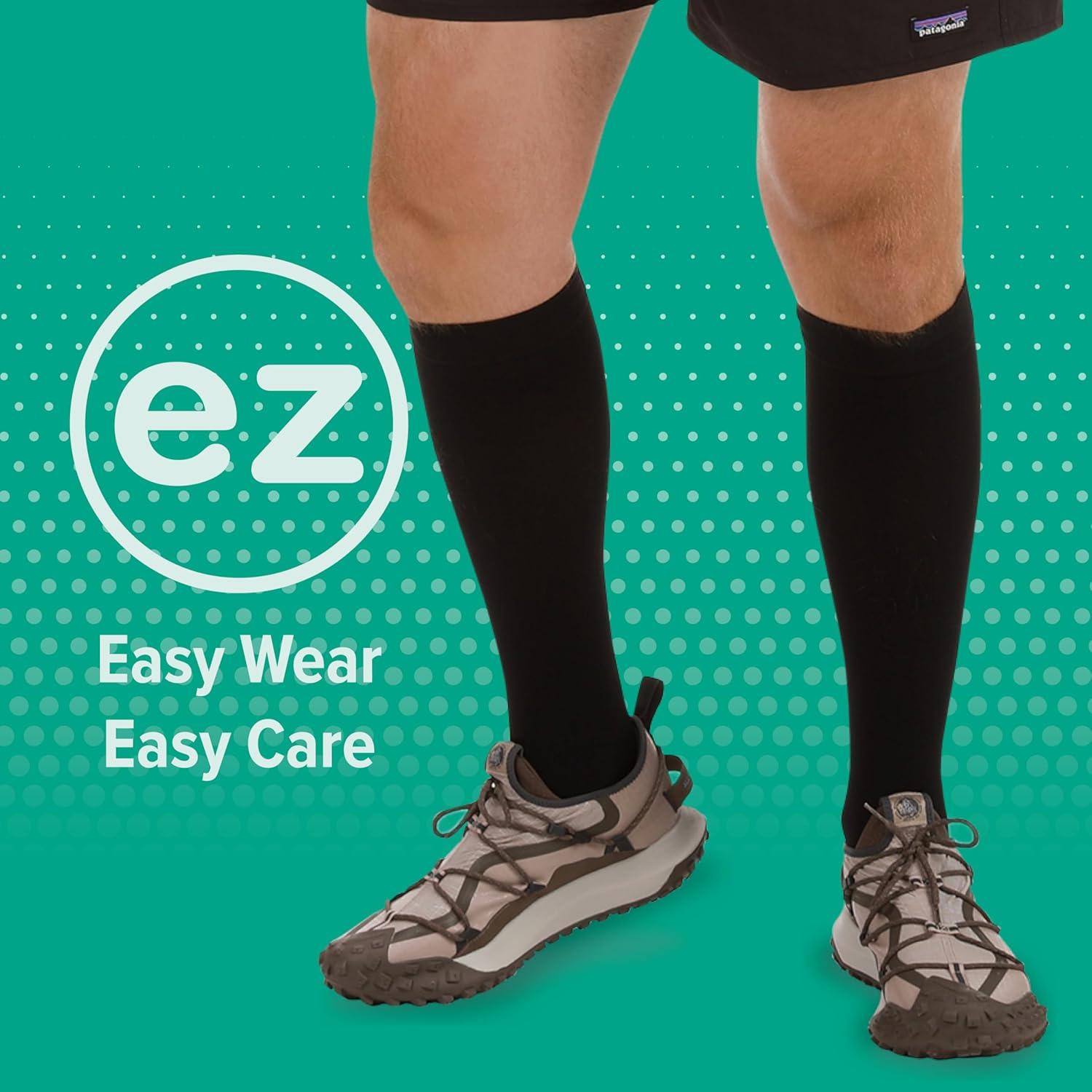 Calcetín de Compresión Juzo Dynamic Varin 20-30mmHg Negro