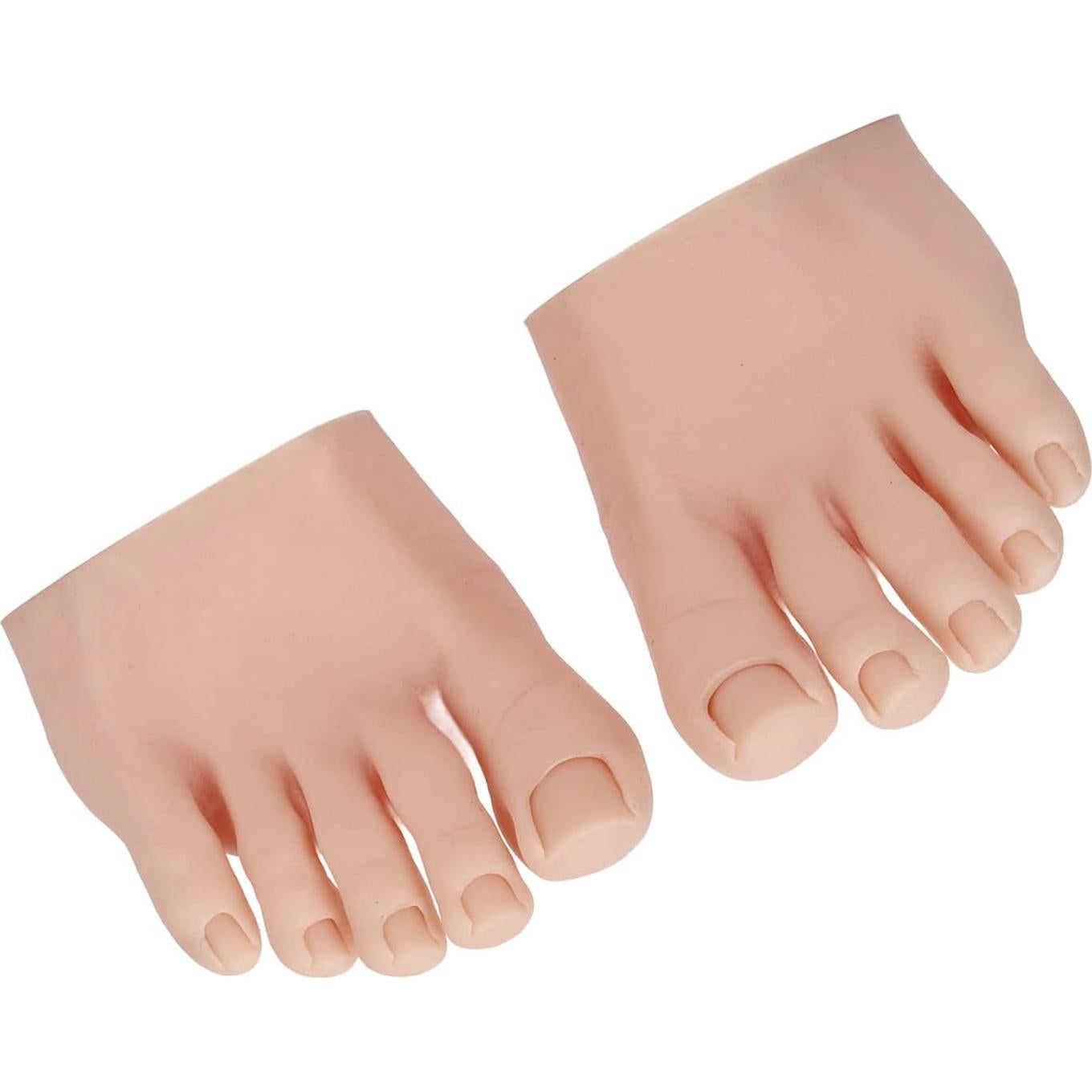 Modelo de Pie Falso de Silicona Dpofirs para Arte de Uñas