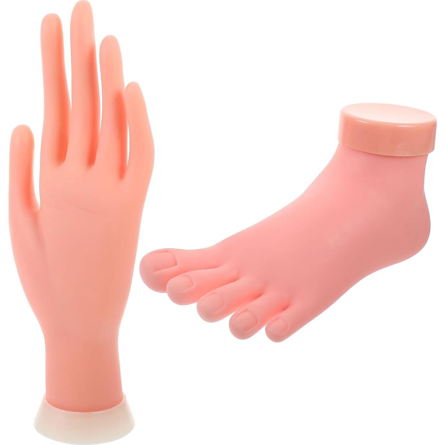 Mano de Práctica para Uñas Acrílicas Beaupretty 2 Piezas