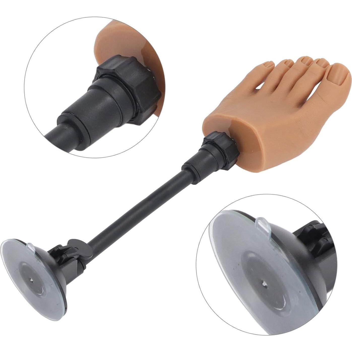 Modelo de Pie de Práctica de Uñas Oreilet - Silicona Flexible