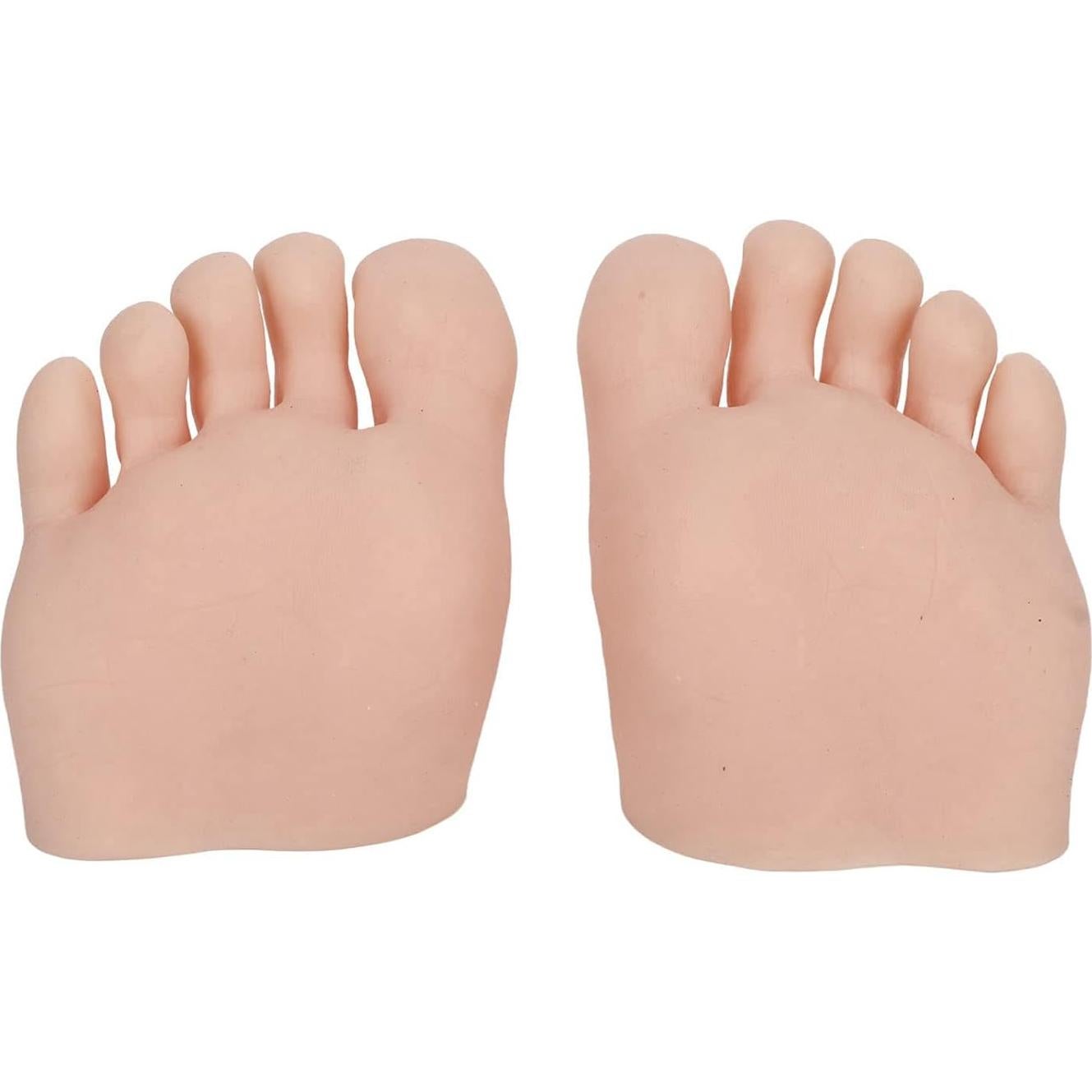 Par de Pies Falsos de Silicona Fayelume para Arte de Uñas