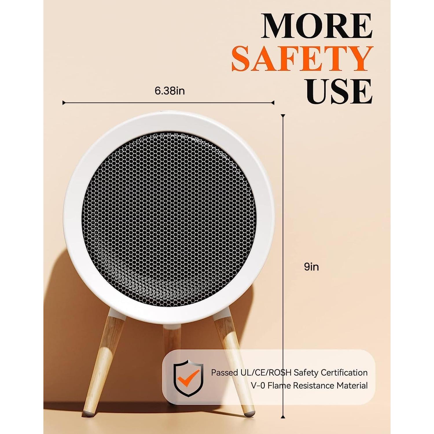 Calentador Eléctrico Gaiatop K-116 1000W Cerámico PTC Blanco