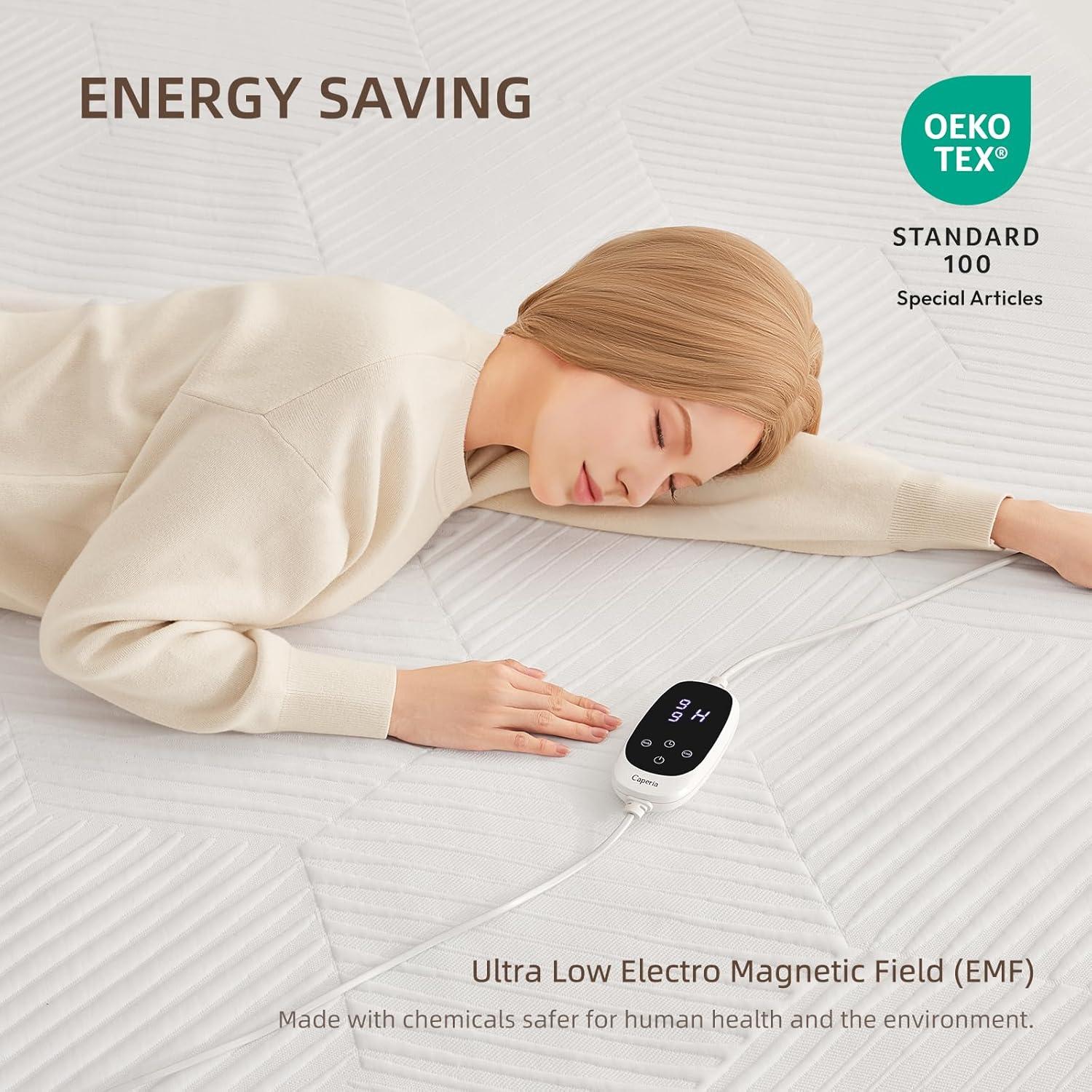 Almohadilla Térmica Caperia Twin Impermeable 99x191 cm 9 Calores