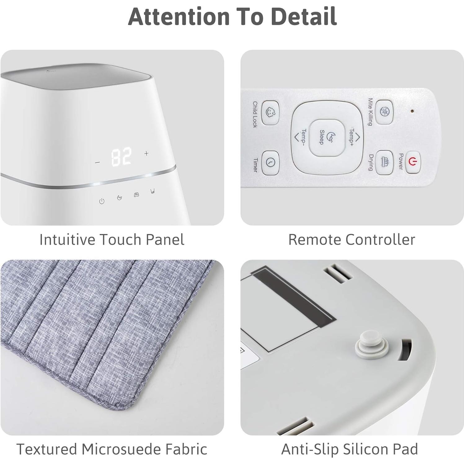 Almohadilla Térmica de Agua NEAT Reina Digital Sin Cable