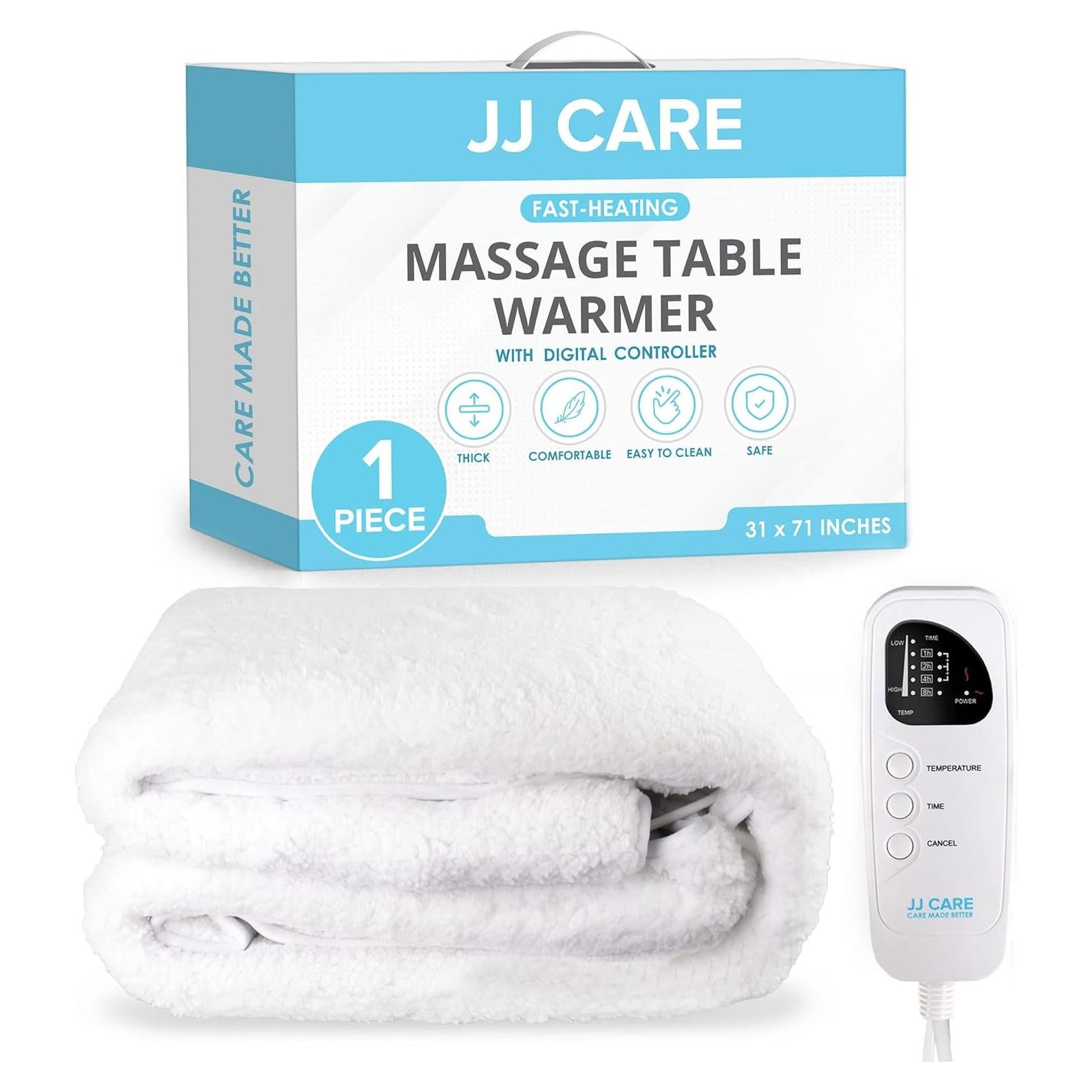 Calentador de Mesa de Masaje JJ CARE 79x180 cm Digital 5 Calor