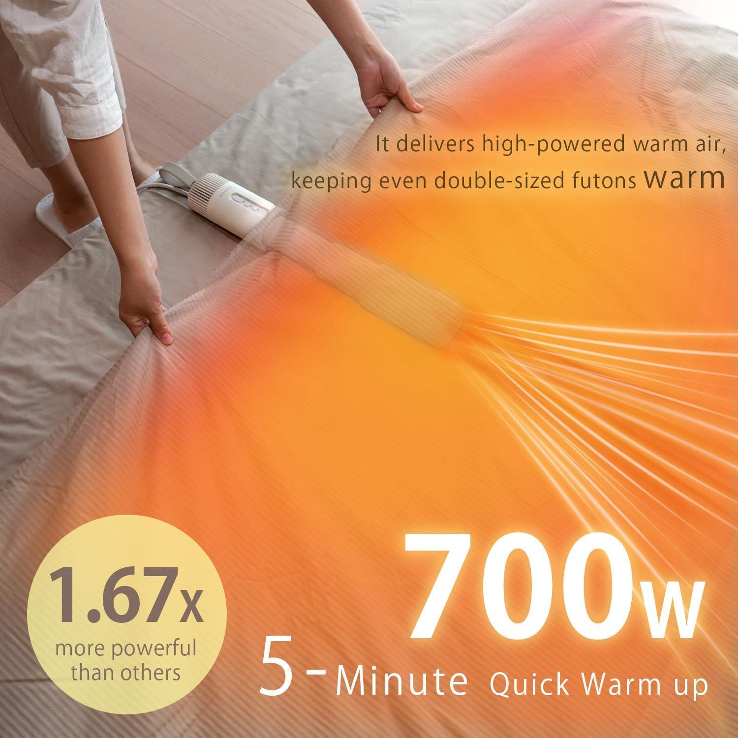 Calentador de Cama HIKALION BW107 Retráctil 700W 4 Modos