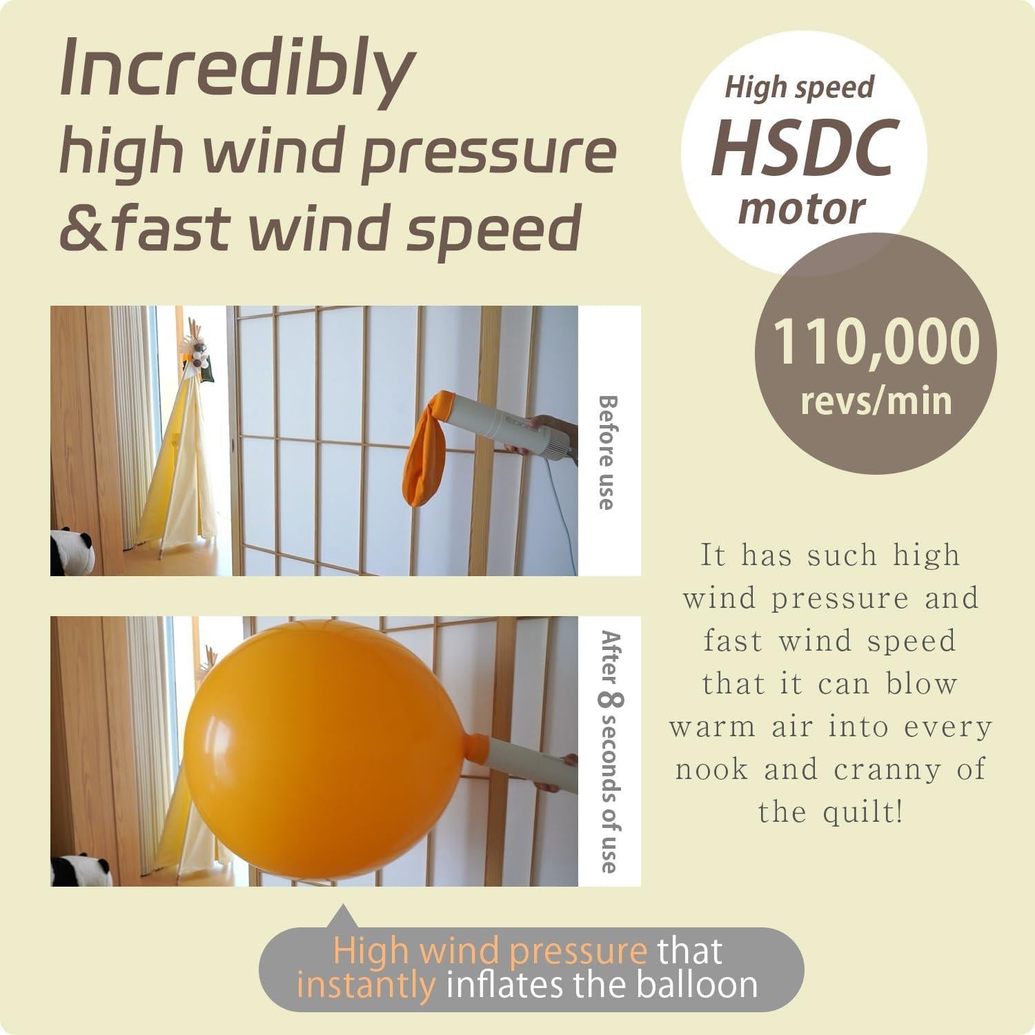 Calentador de Cama HIKALION BW107 Retráctil 700W 4 Modos