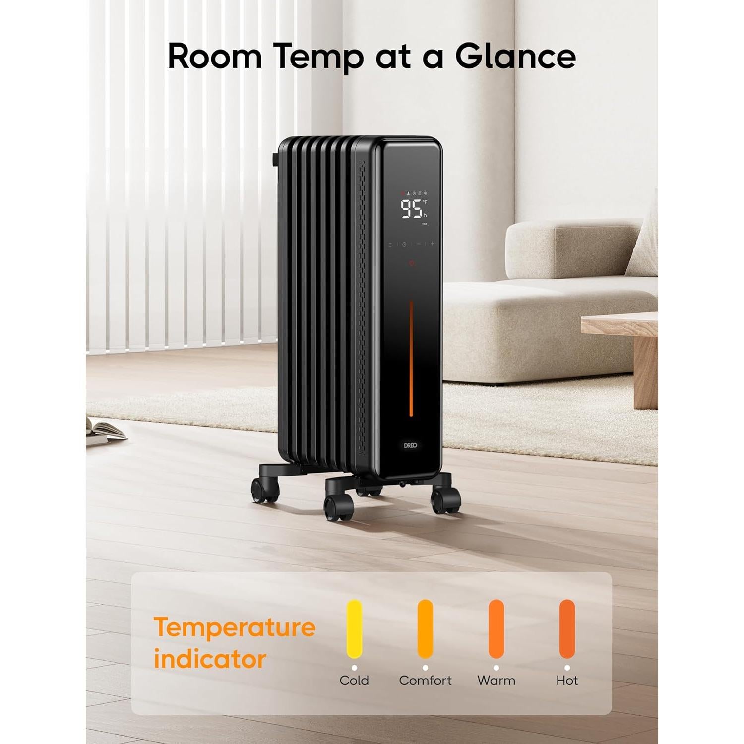 Calentador Eléctrico Dreo DR-HSH011 1500W con Control Remoto