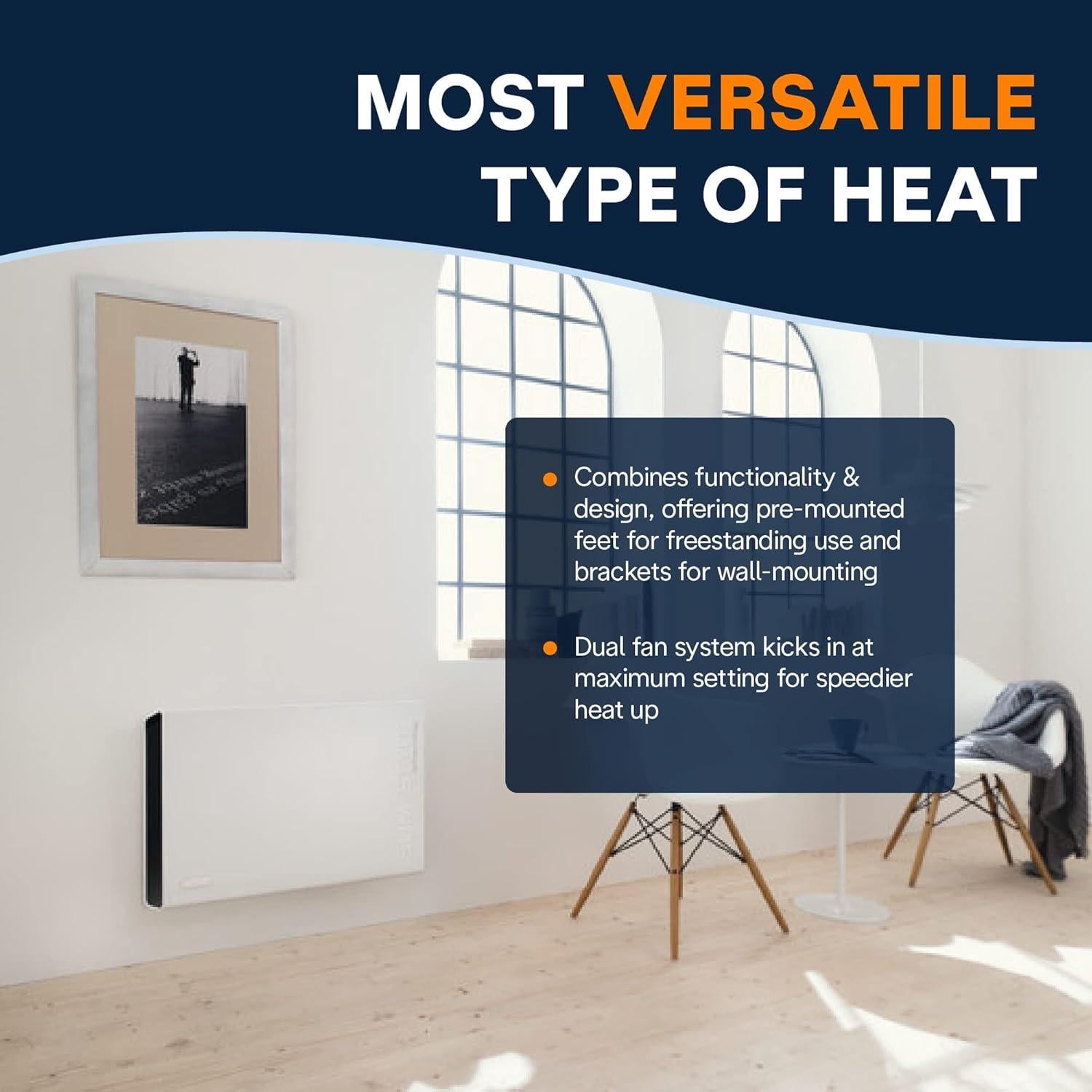 Calefactor Eléctrico De'Longhi HCX9115E 1500W Blanco