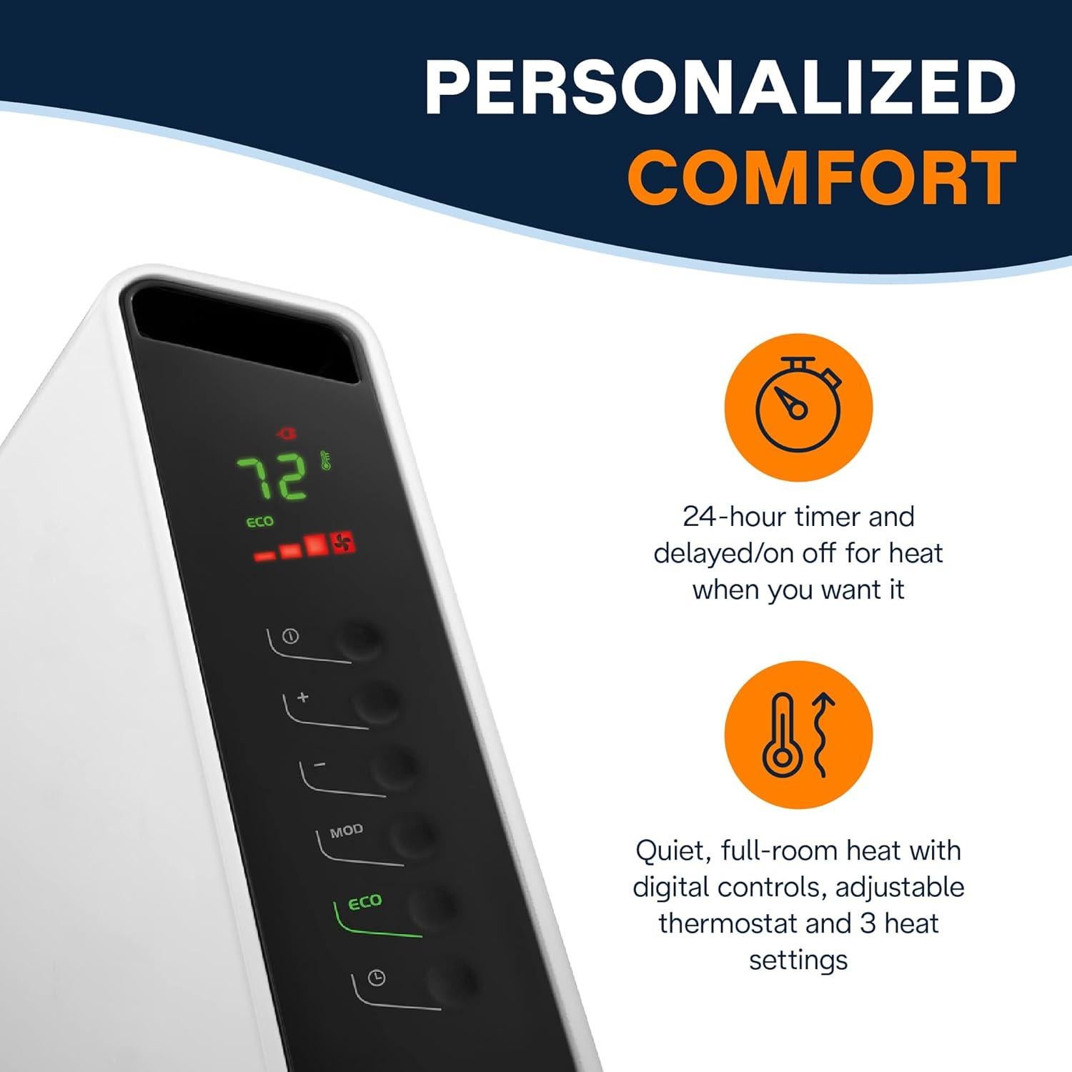 Calefactor Eléctrico De'Longhi HCX9115E 1500W Blanco