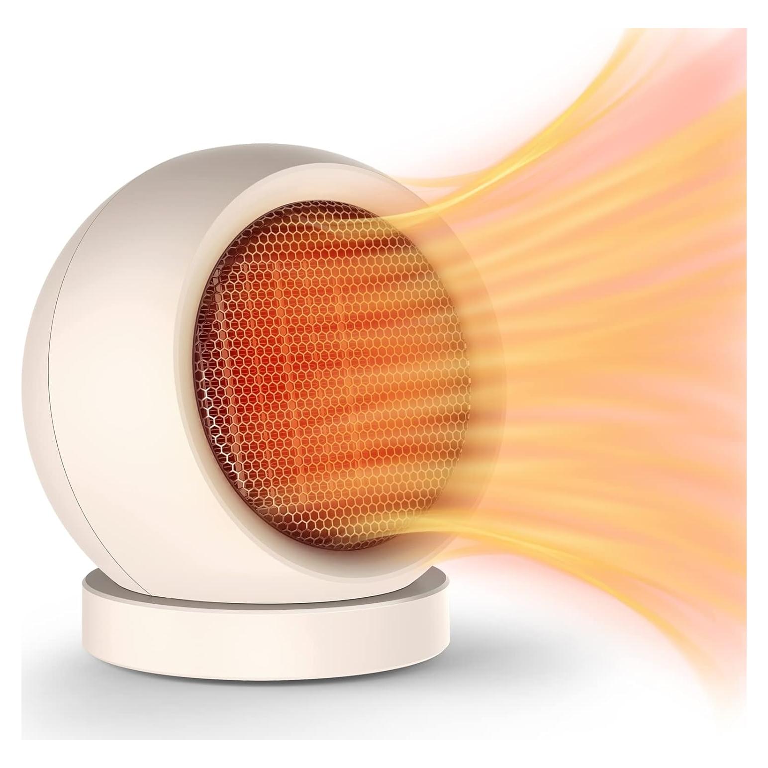 Calentador de Escritorio Lmkeji 600W Compacto y Silencioso