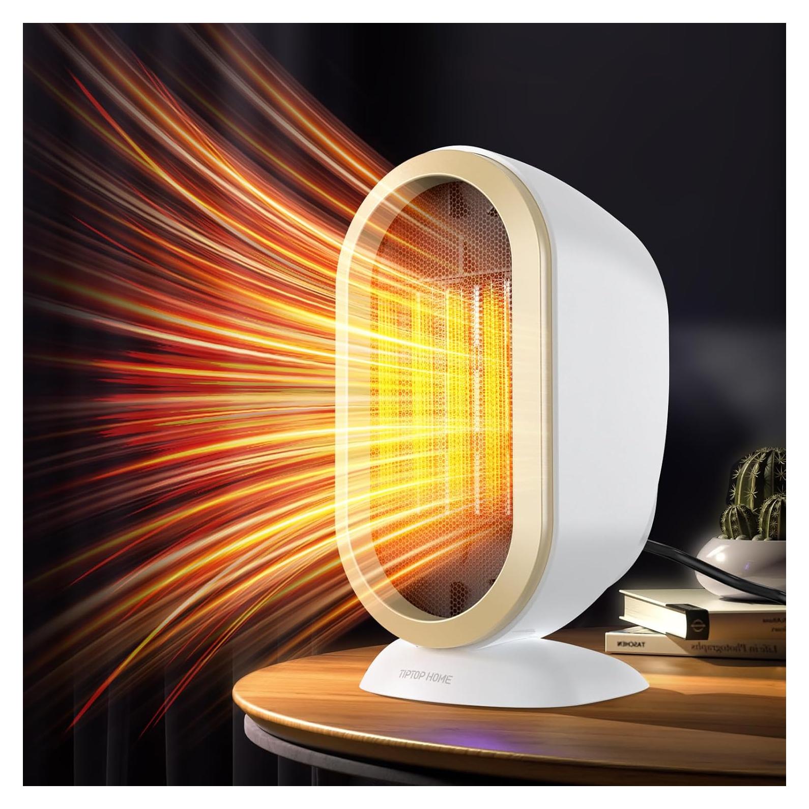 Calentador de espacio Bubbacare 1200W cerámico portátil