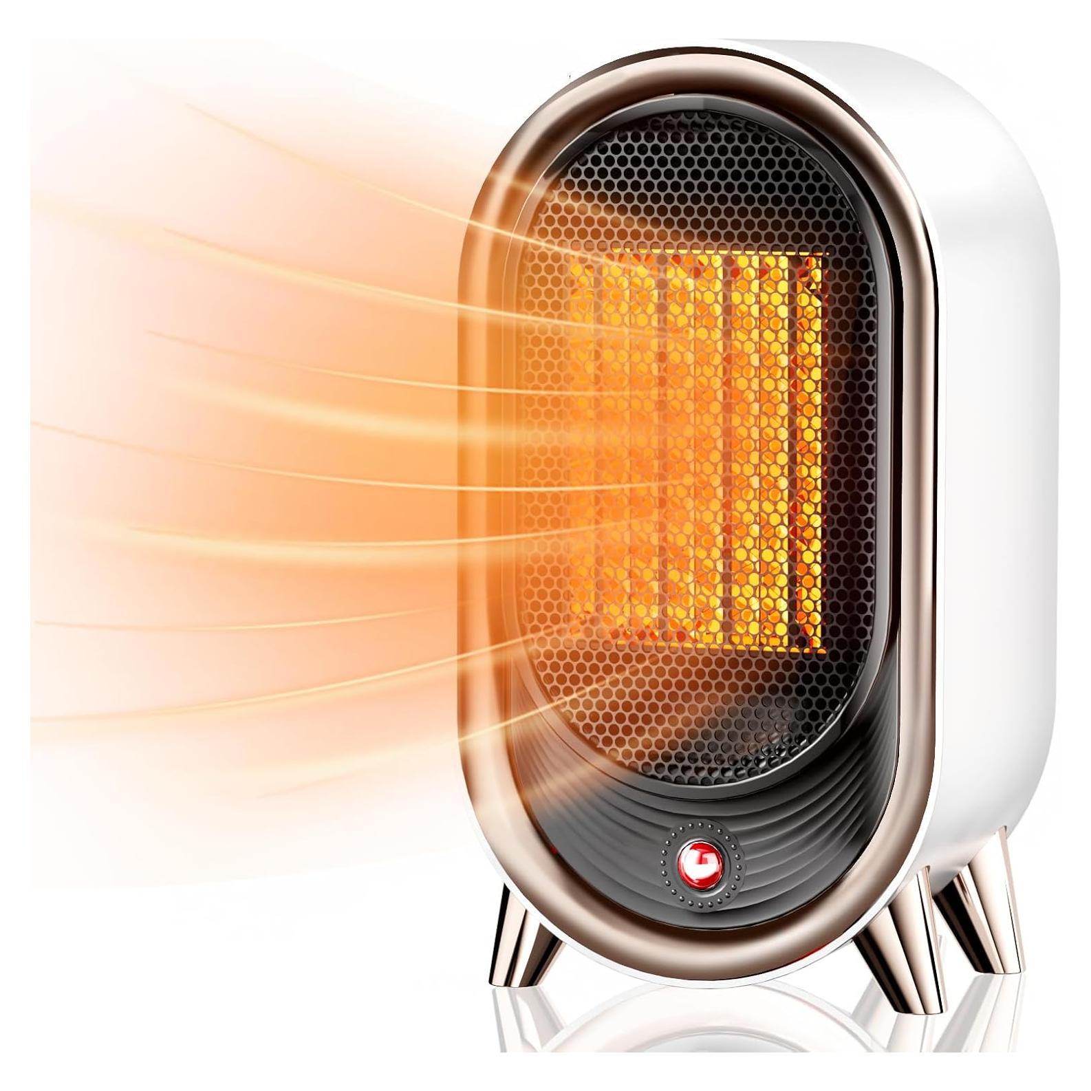 Calentador de Espacio Feculs 900W Portátil Blanco 9m²