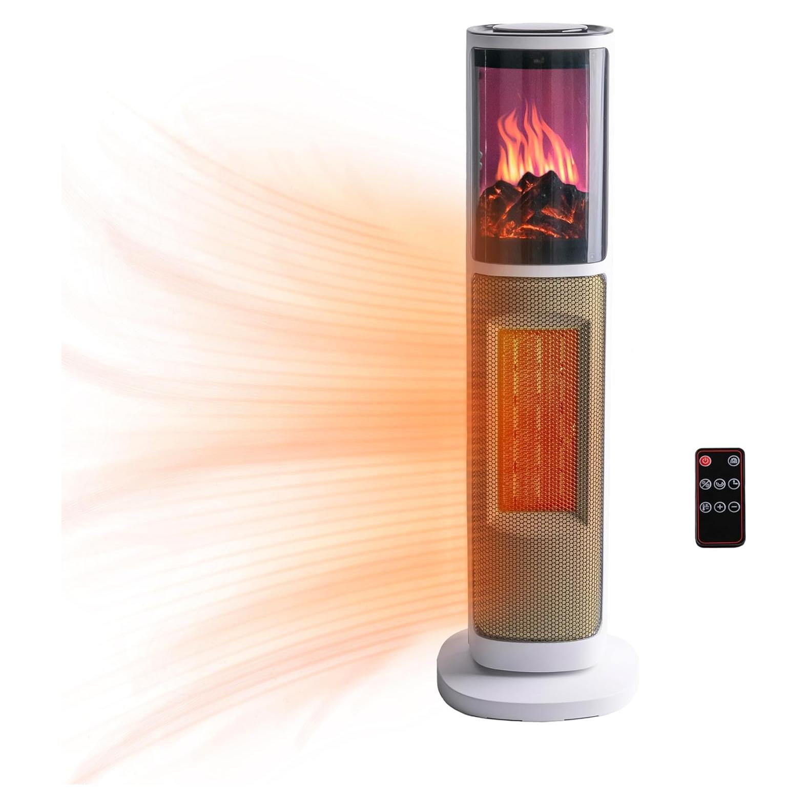 Calefactor de Torre Eléctrico Zona de Confort 1500W 3D