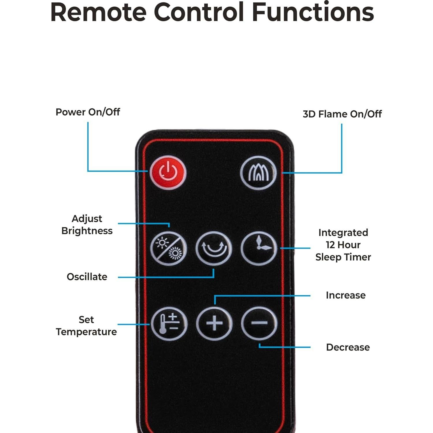 Calefactor de Torre Eléctrico Zona de Confort 1500W 3D