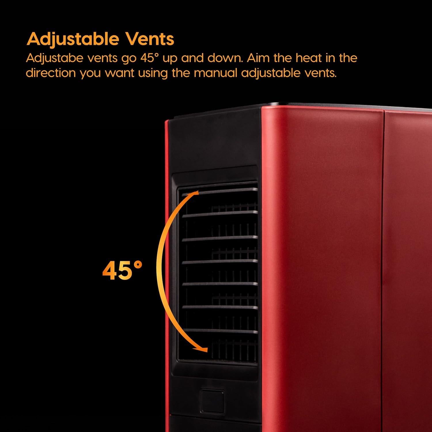 Calefactor Espacial Portátil Iris Ohyama Slim 120V con Sensor