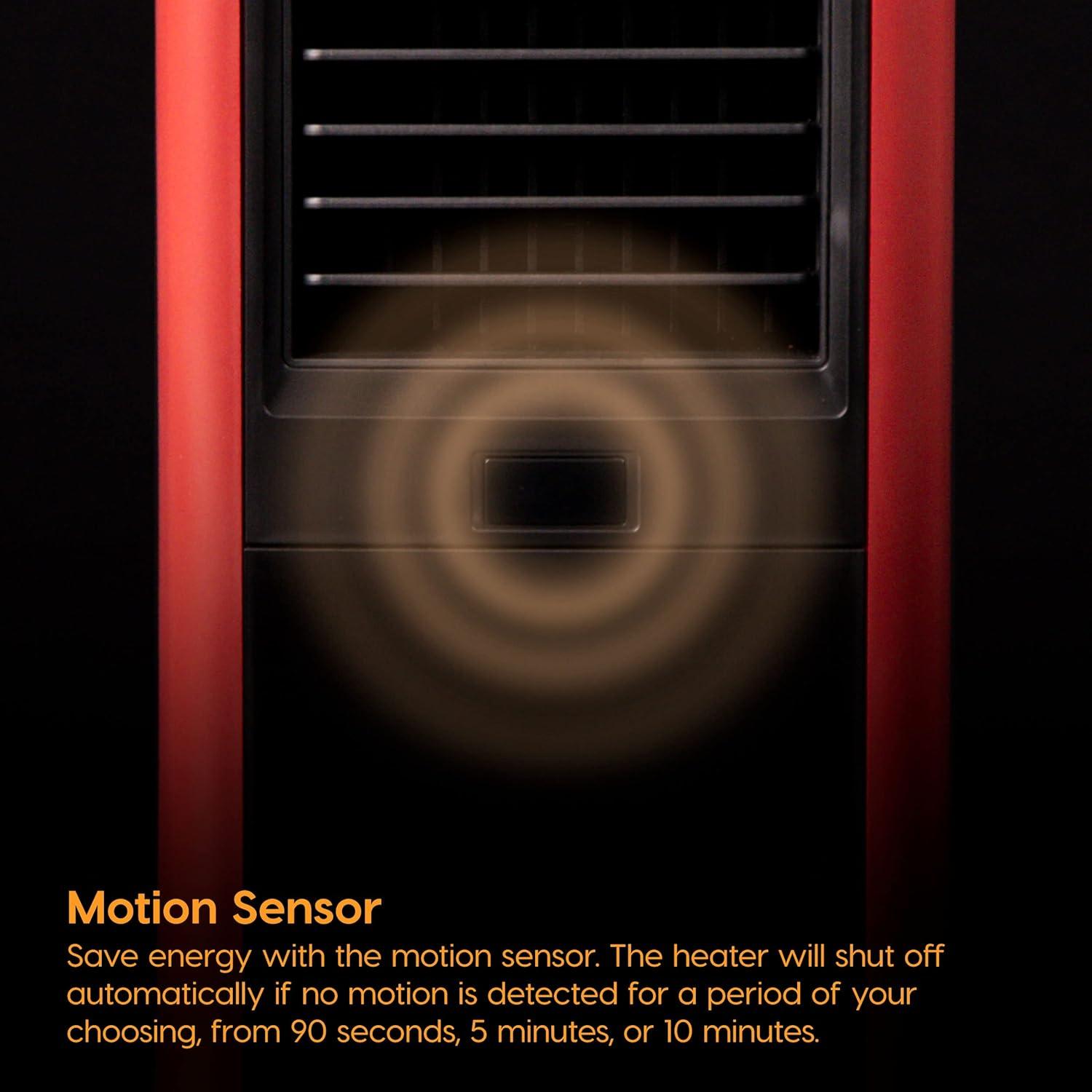 Calefactor Espacial Portátil Iris Ohyama Slim 120V con Sensor