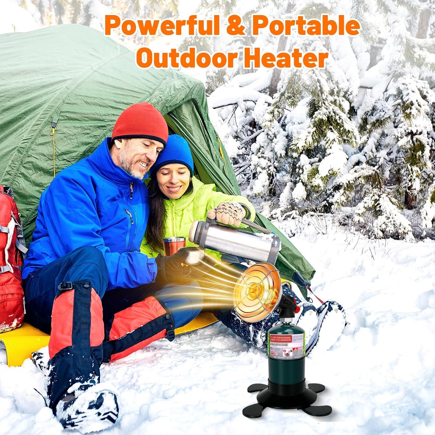 Calentador de Propano Portátil HEATHIVE para Camping 0.45kg