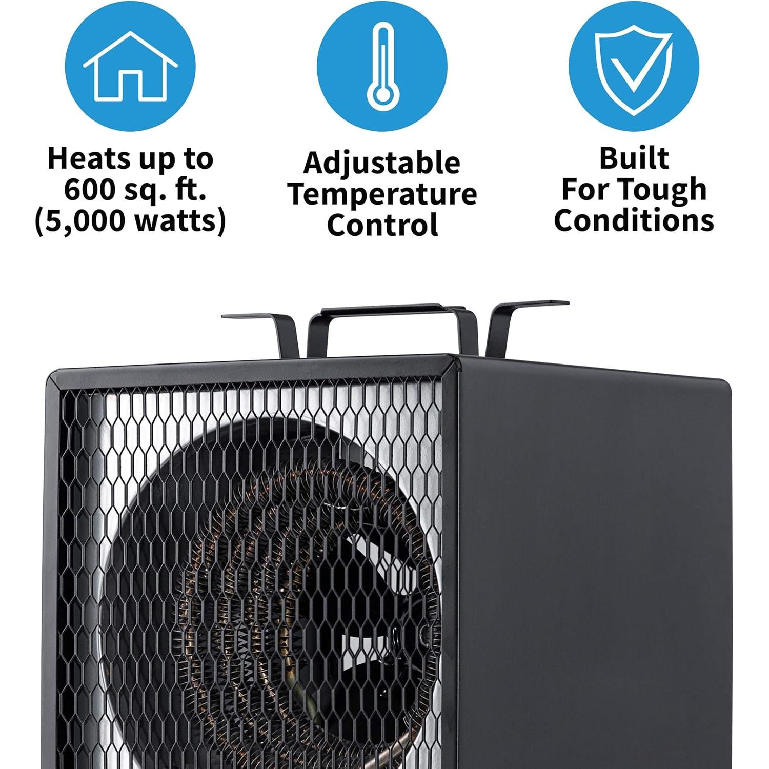 Calentador Eléctrico Portátil NewAir G56 5600W para Garaje 55.74 m²