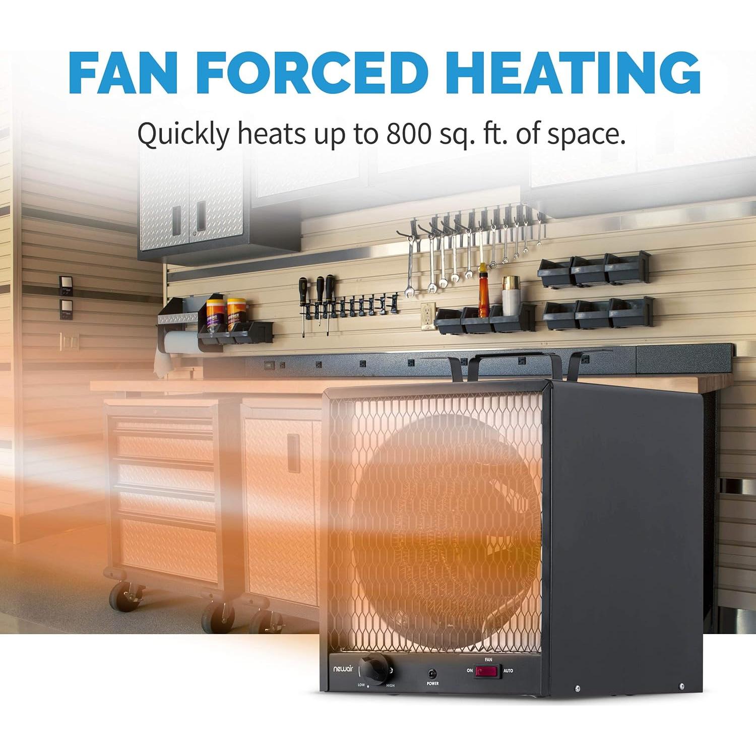 Calentador Eléctrico Portátil NewAir G56 5600W para Garaje 55.74 m²