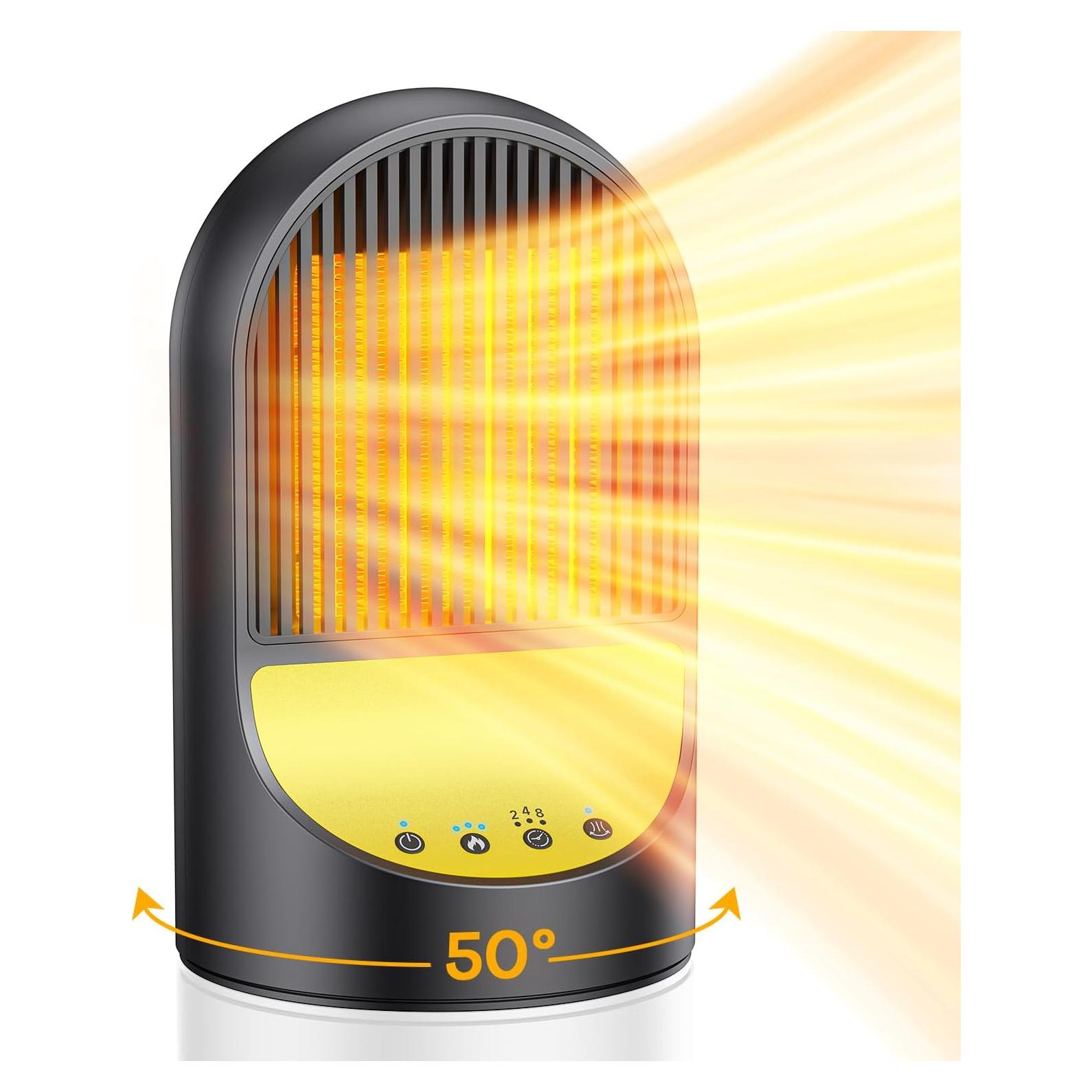 Calentador Eléctrico Art In Real HF-101 1500W PTC Oscilante