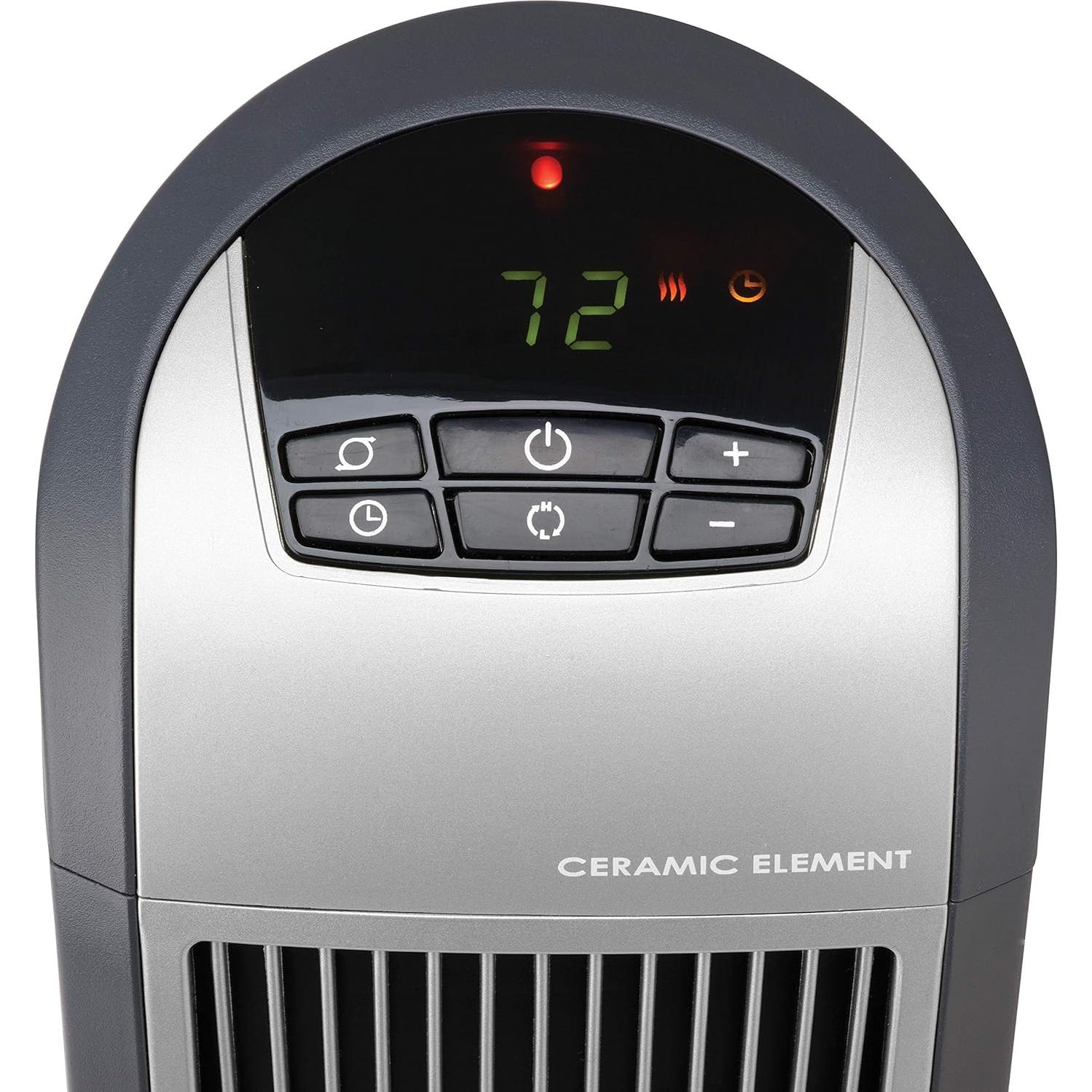 Calentador de Torre Cerámico Lasko 5160 1500W con Control Remoto