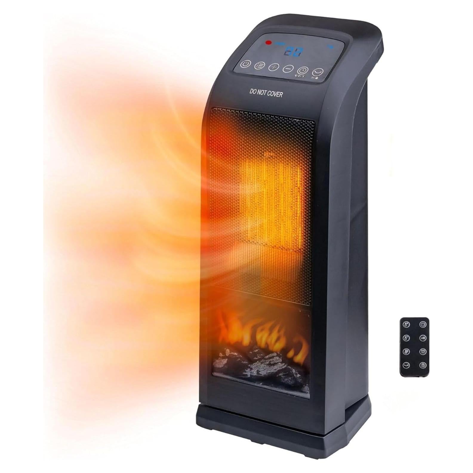 Calentador de Espacio Torre Comfort Zone CZ12823 1500W Oscilante