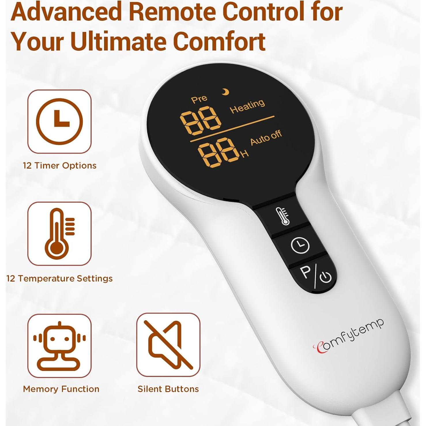 Almohadilla Térmica Comfytemp Individual 190x99 cm Impermeable