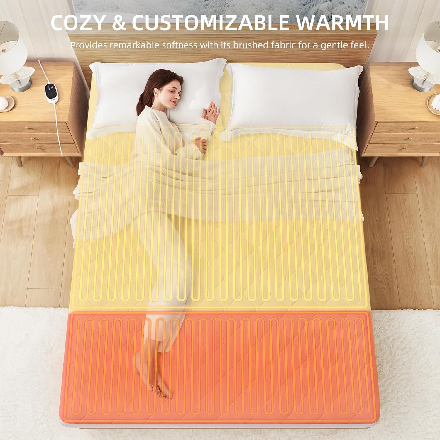 Almohadilla Térmica Caperia Twin Plus 99x203cm 9 Niveles Calor