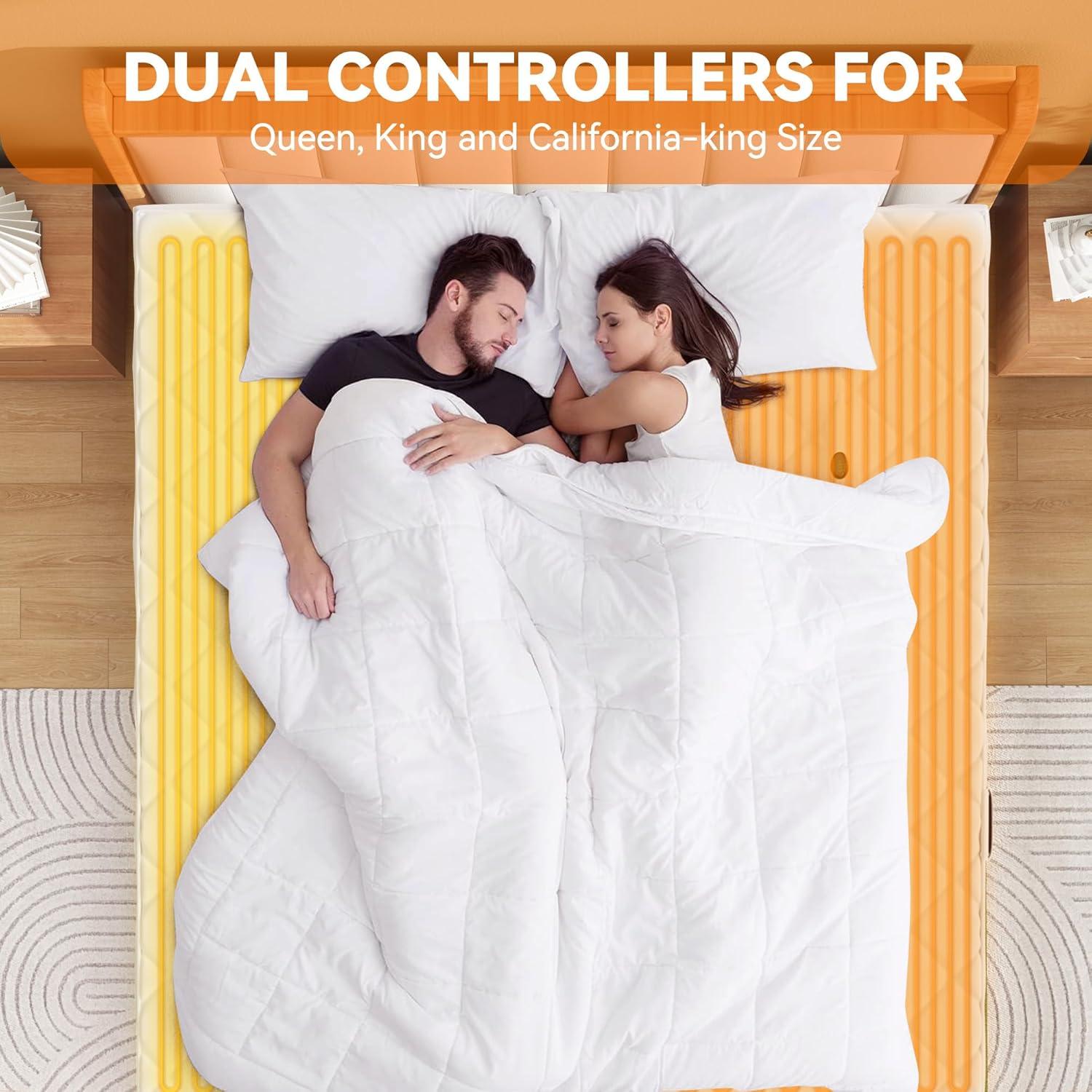 Almohadilla Térmica Eléctrica Fijinhom Completo 10 Niveles Calor