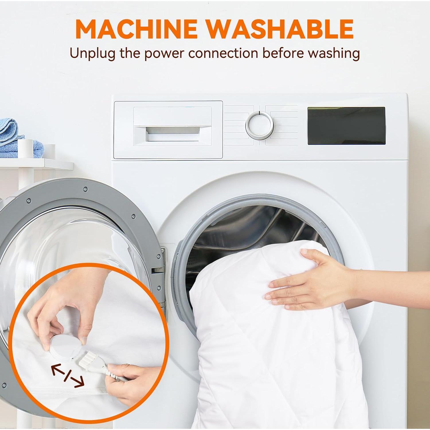 Almohadilla Térmica Eléctrica Fijinhom Completo 10 Niveles Calor