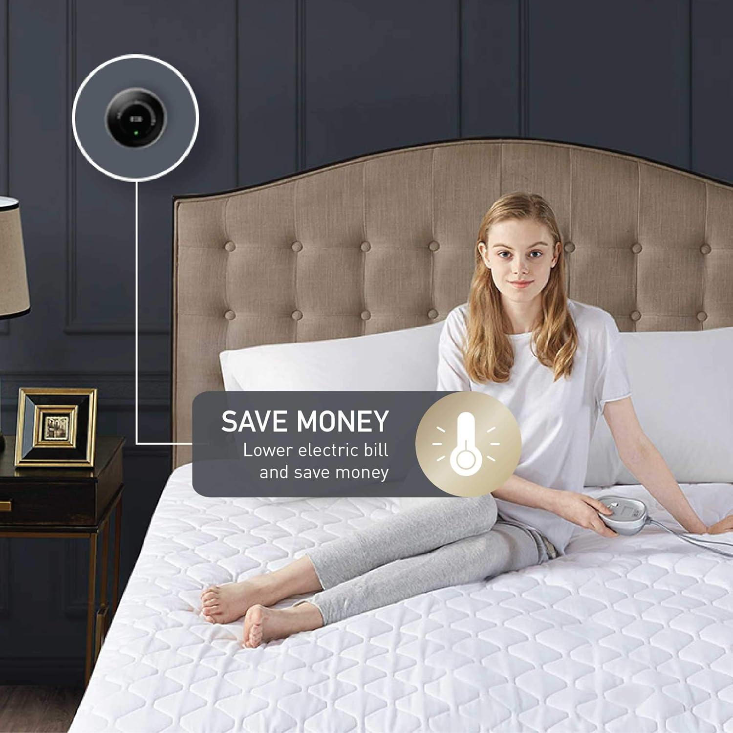 Almohadilla Térmica King Hyde Lane 100% Algodón 20 Niveles Calor