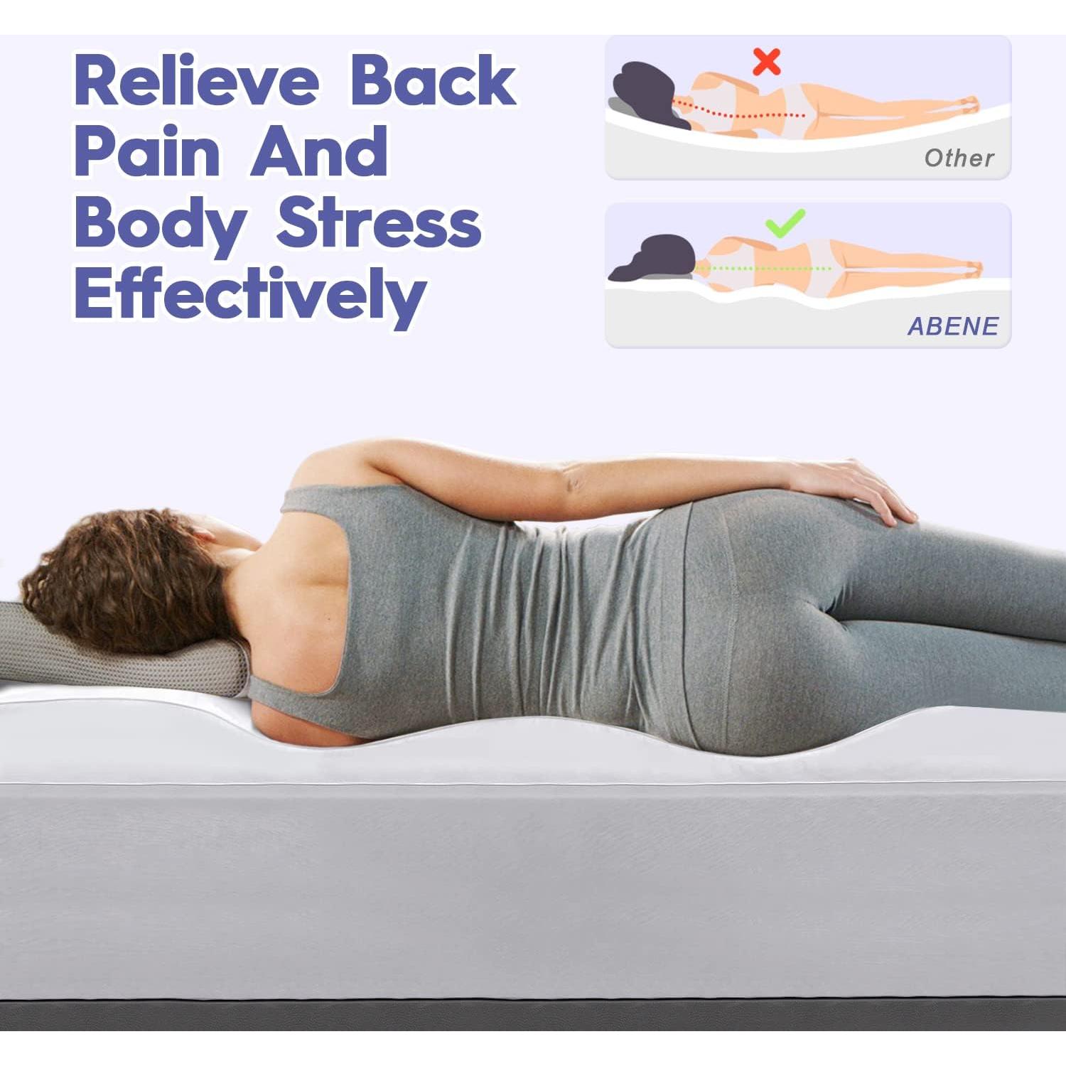 Colchón Topper Queen ABENE Alivio Dolor Espalda Acolchado