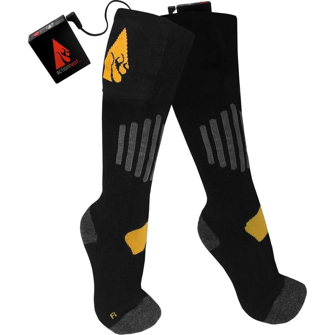 Calcetines Calentados Recargables ActionHeat 3.7V Algodón