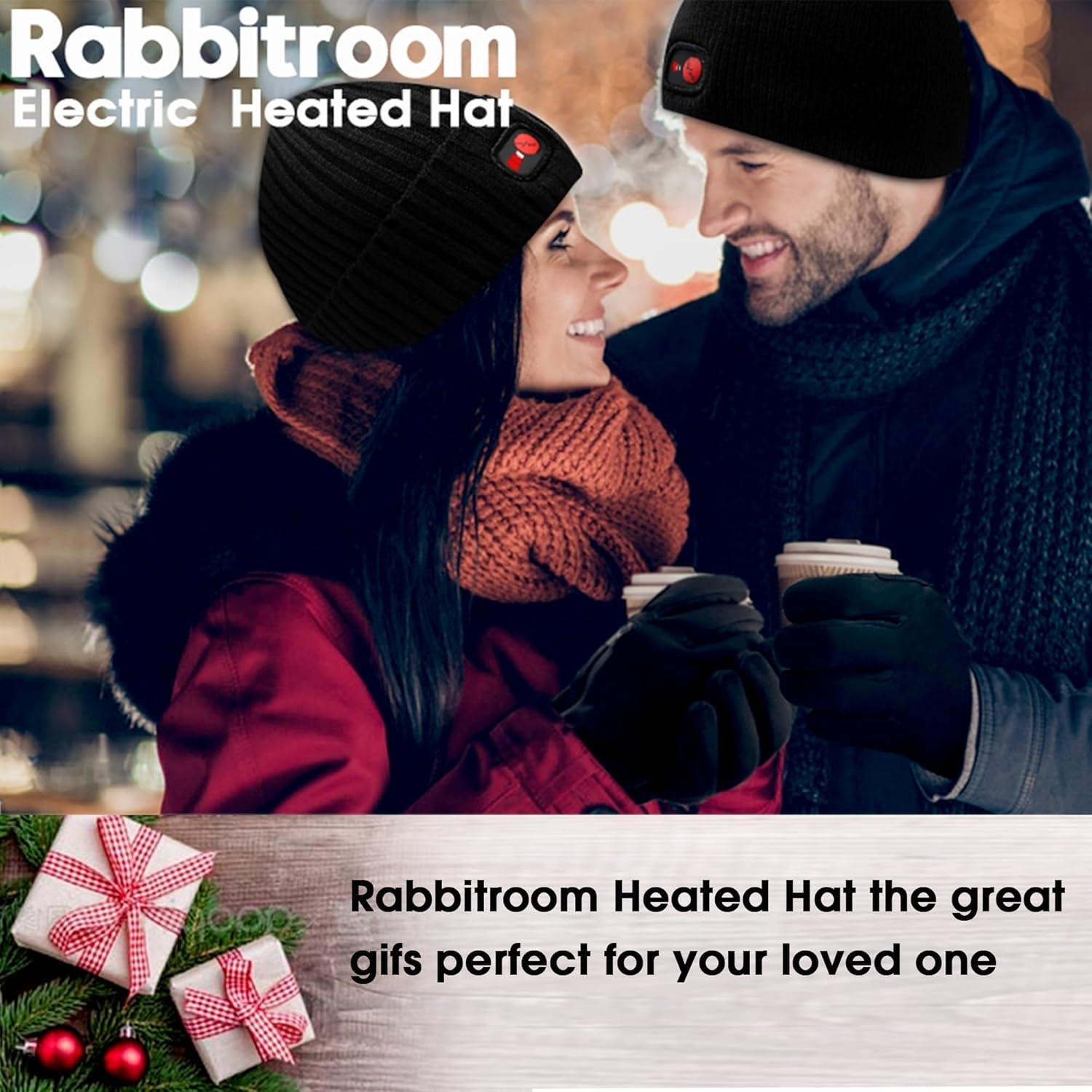 Gorro Calentado Eléctrico Rabbitroom 7.4V Recargable Unisex