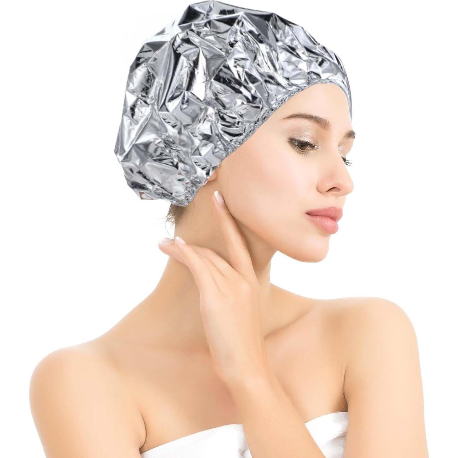 Gorros de Calor para Tratamiento Capilar QfwdfcTrenz - 2 Piezas