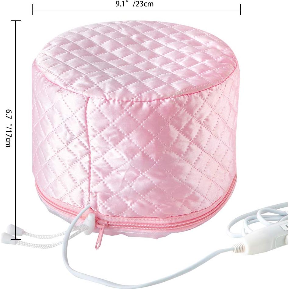 Gorro de Tratamiento Térmico Yomagine 110V para Cabello Rosa