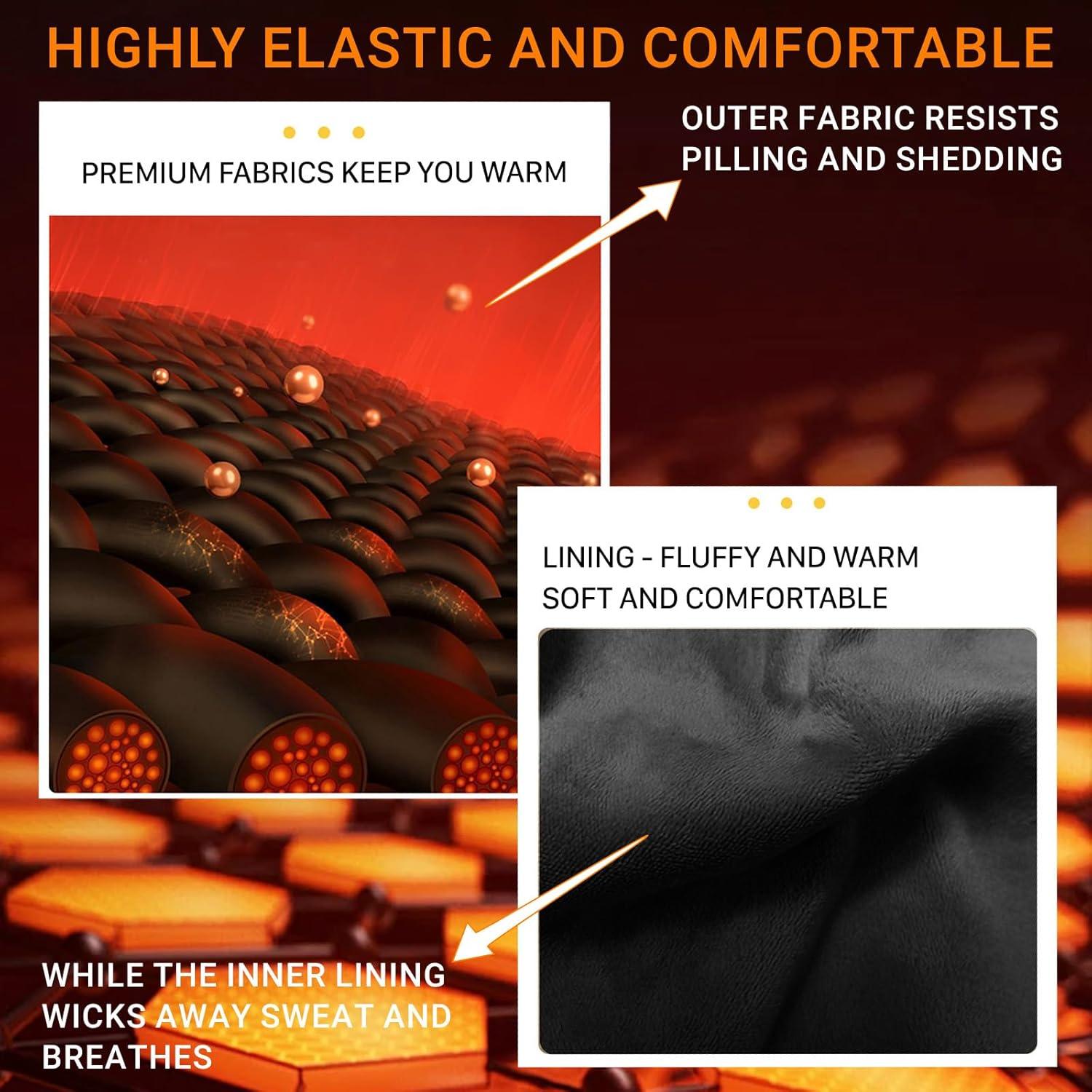 Conjunto Ropa Interior Térmica Calefaccionada Hombre 2 Piezas