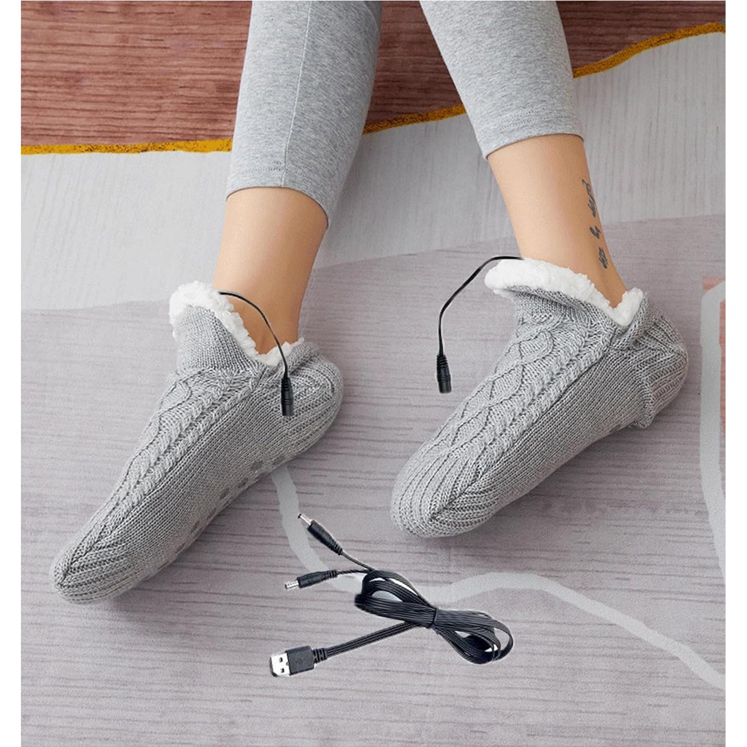 Calcetines calefaccionados USB PURFUN para invierno - Unisex