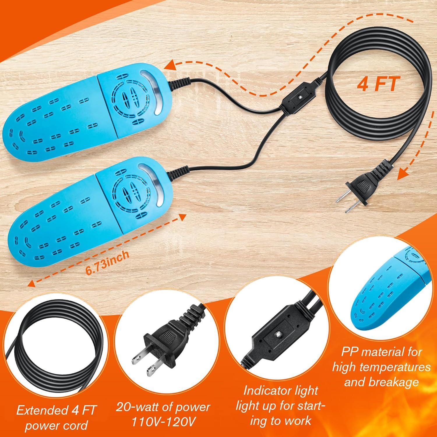 Secador de Zapatos Eléctrico Telescópico Dunkive 60°C